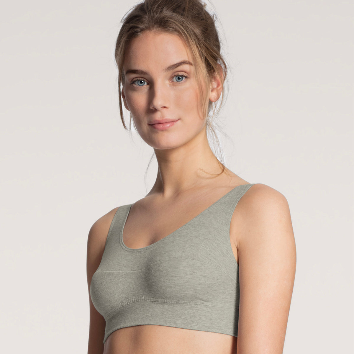 Calida Elastic Bustier BH Top i Grå - Fri Fragt!