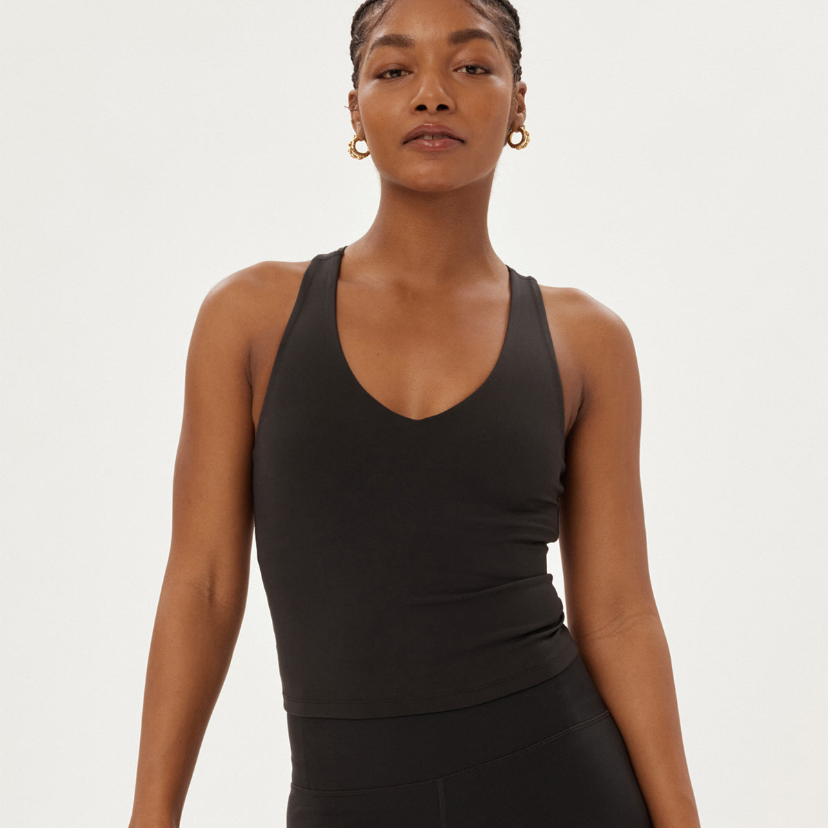 Girlfriend Collective Float Zoe tanktop i sort - Fri fragt!