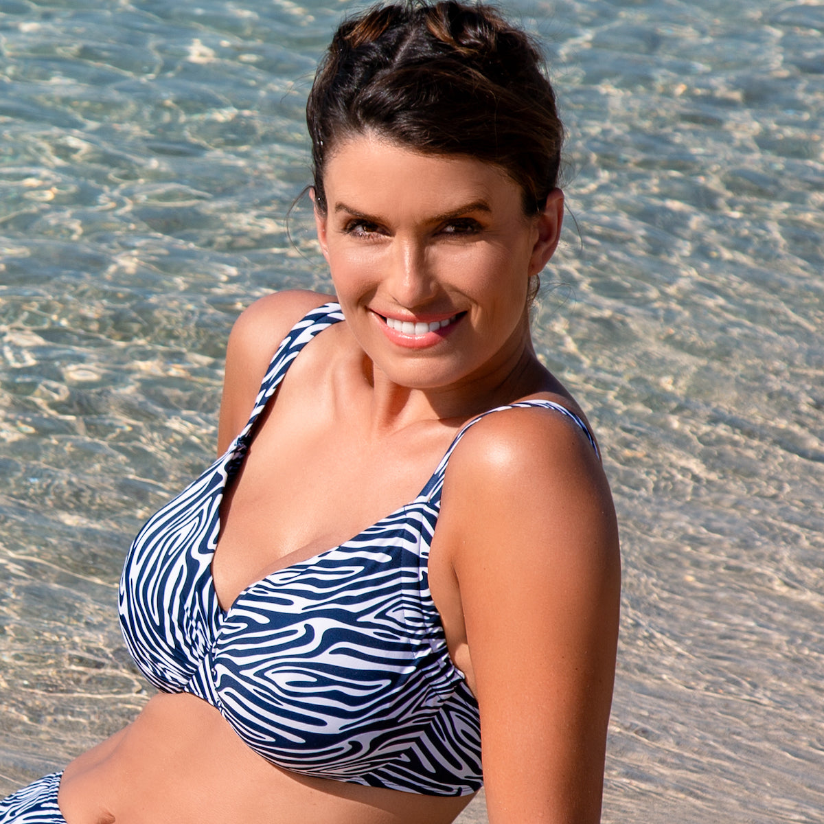 Wiki Milano Bikini Top i Blå - Fri Fragt og Hurtig Levering