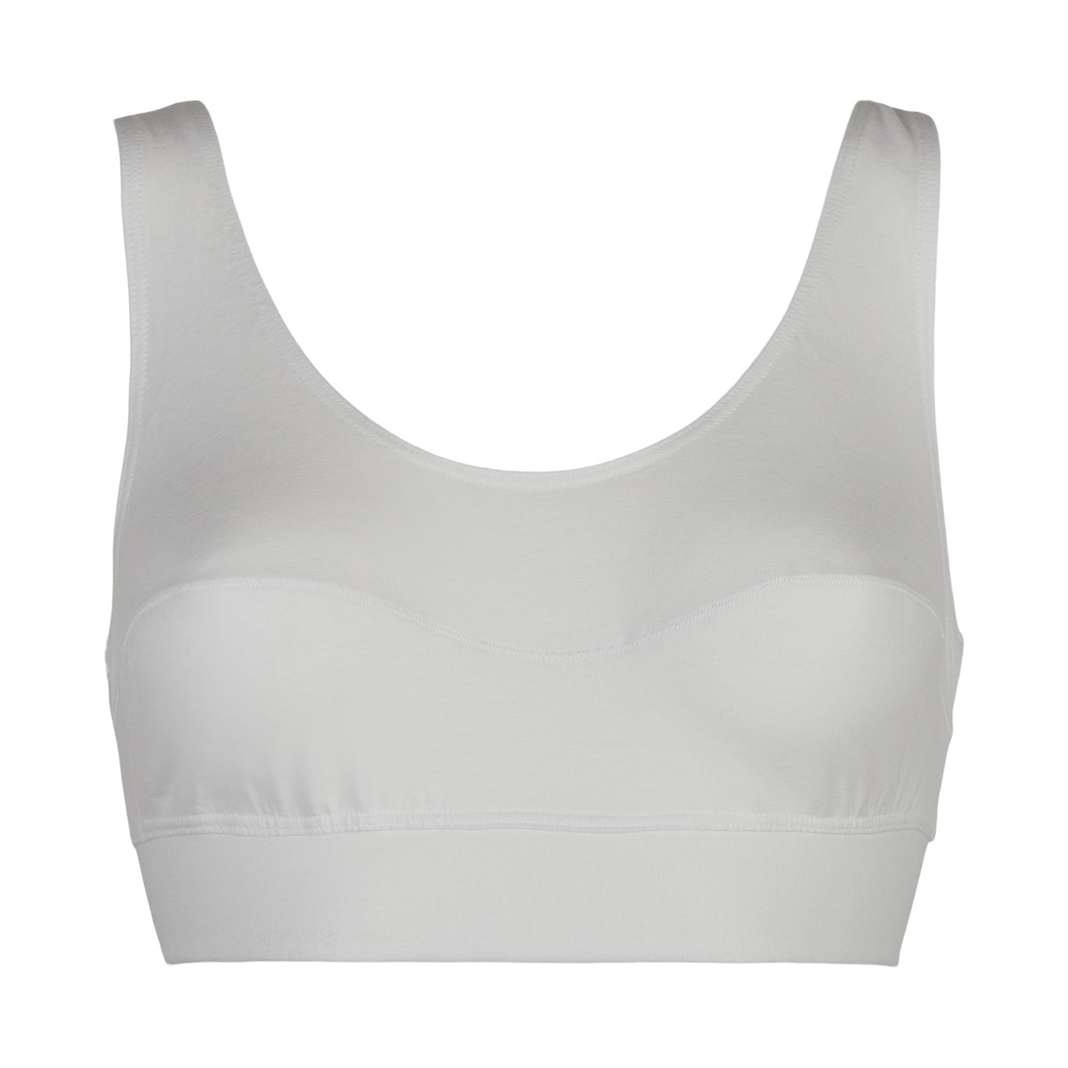 Calida Elastic Bustier BH Top i Hvid - Fri Fragt!
