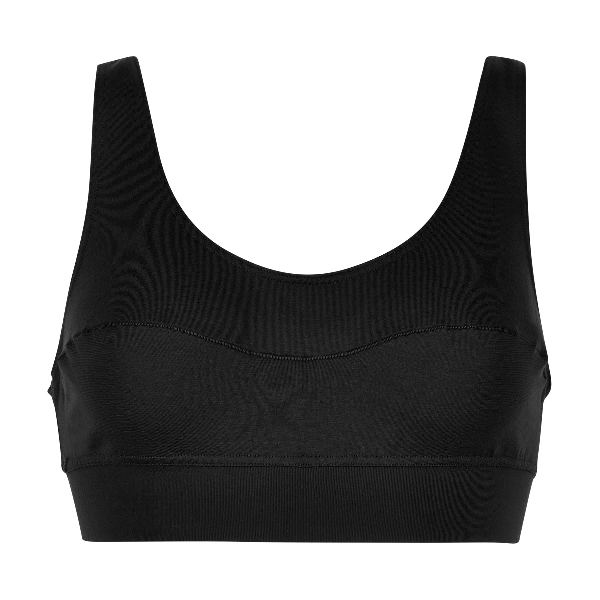 Calida Elastic Bustier BH top, sort, Størrelse: XS, Dame