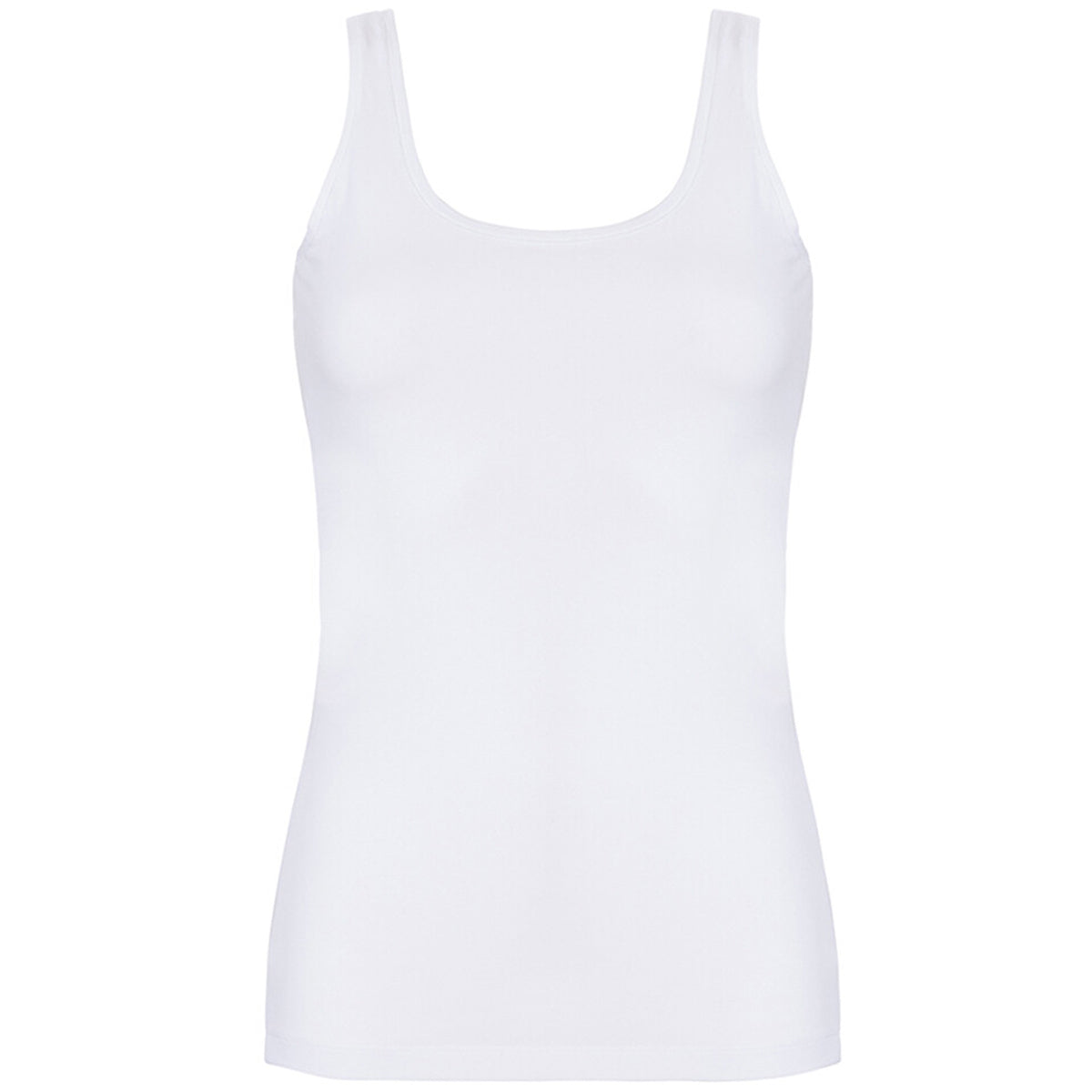 Femilet Basic Hvid Tank Top - Fri Fragt ved 250 kr.