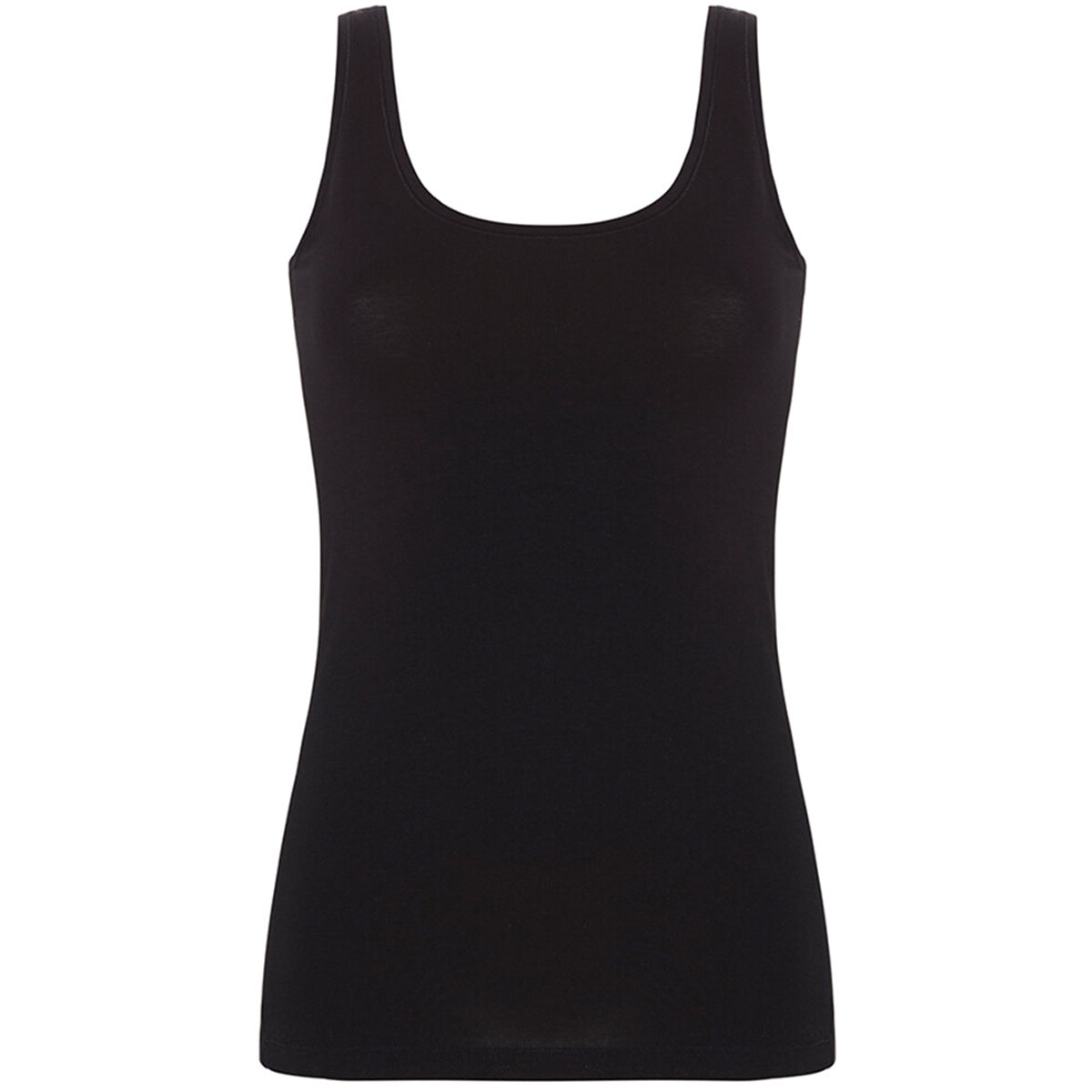Femilet Basic Cotton Tanktop i Sort - Fri Fragt!