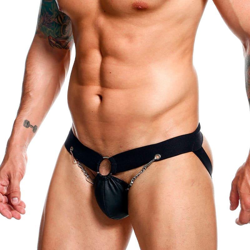 MOB Eroticwear Ian Jockstrap i Sort – Sexet Undertøj til Mænd