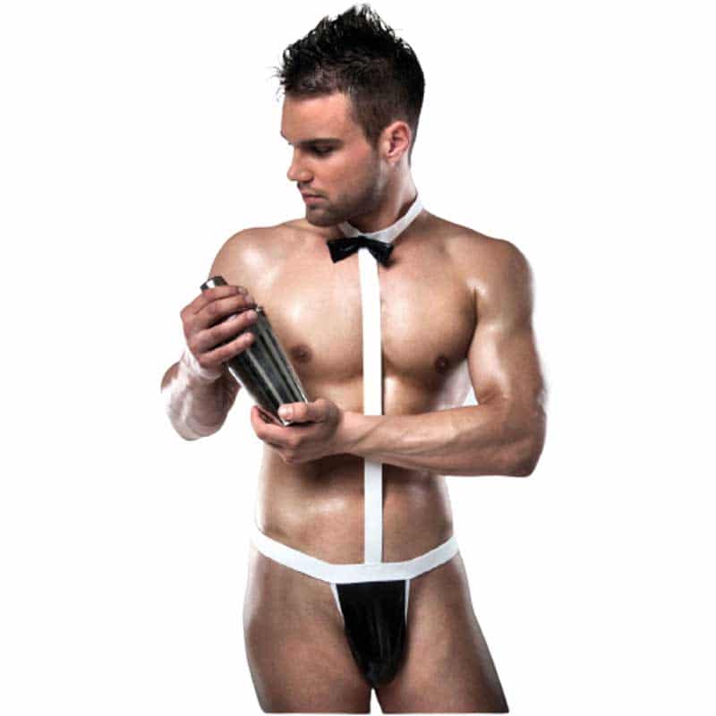 Passion Bartender Body-Streng til Mænd - Frækt Look!