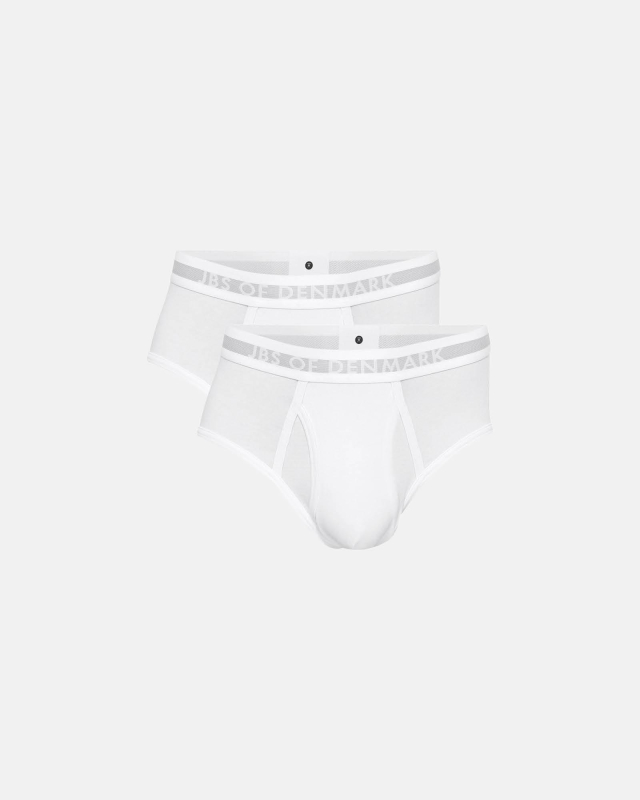 Bambus Briefs 2-Pak i Hvid - Hurtig Levering!