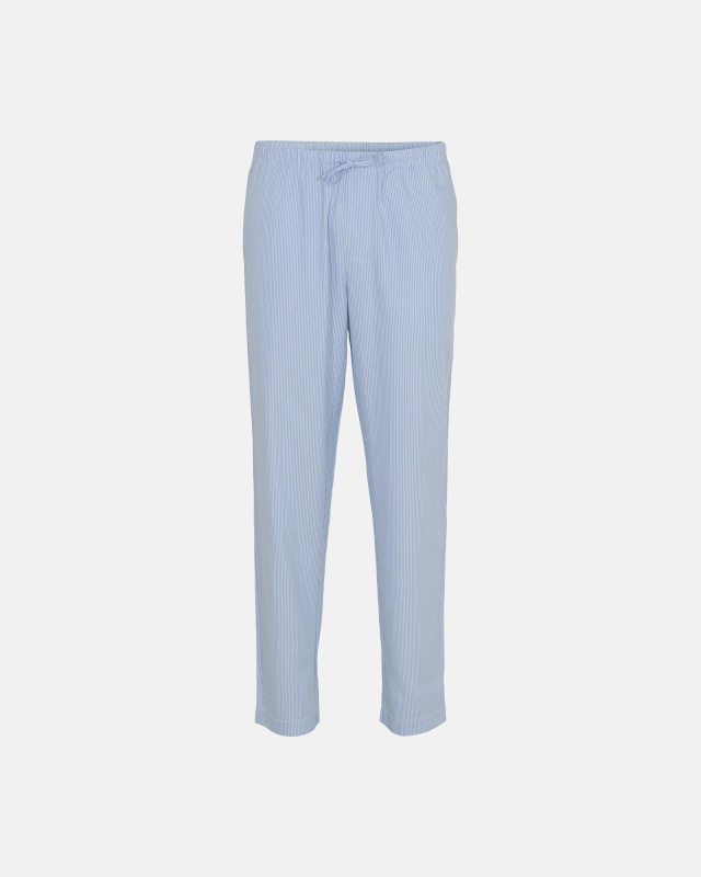 Bambus Pyjamasbukser i Blåstribet Design til Mænd