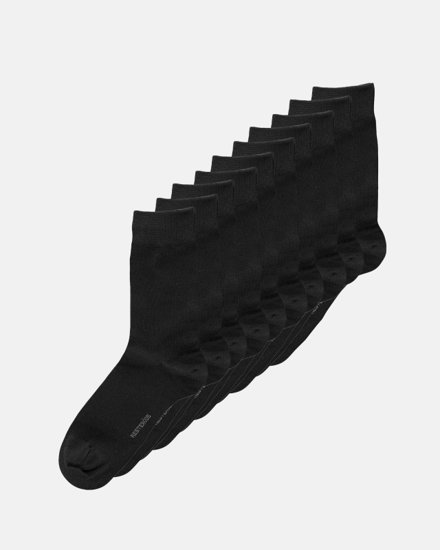 Bambus Strømper 10-pack - Sort fra Resteröds