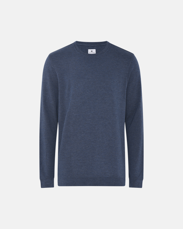 Bambus Sweatshirt i Mørkeblå - JBS of Denmark Men