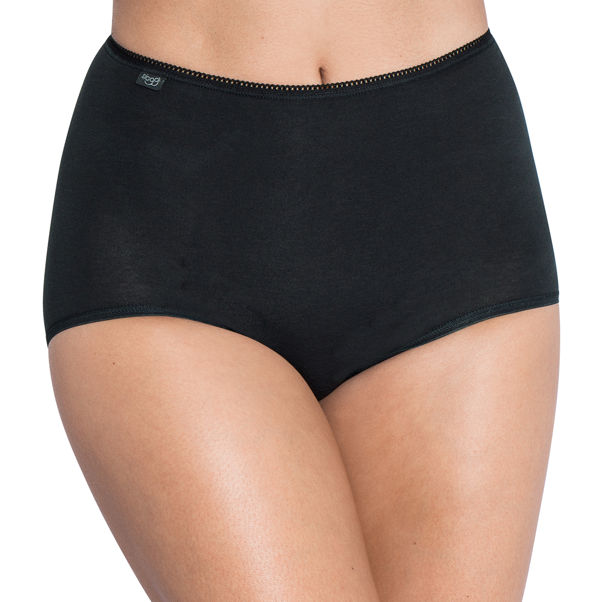 Sloggi 24/7 Cotton H maxi trusse, sort, Størrelse: 38, Dame
