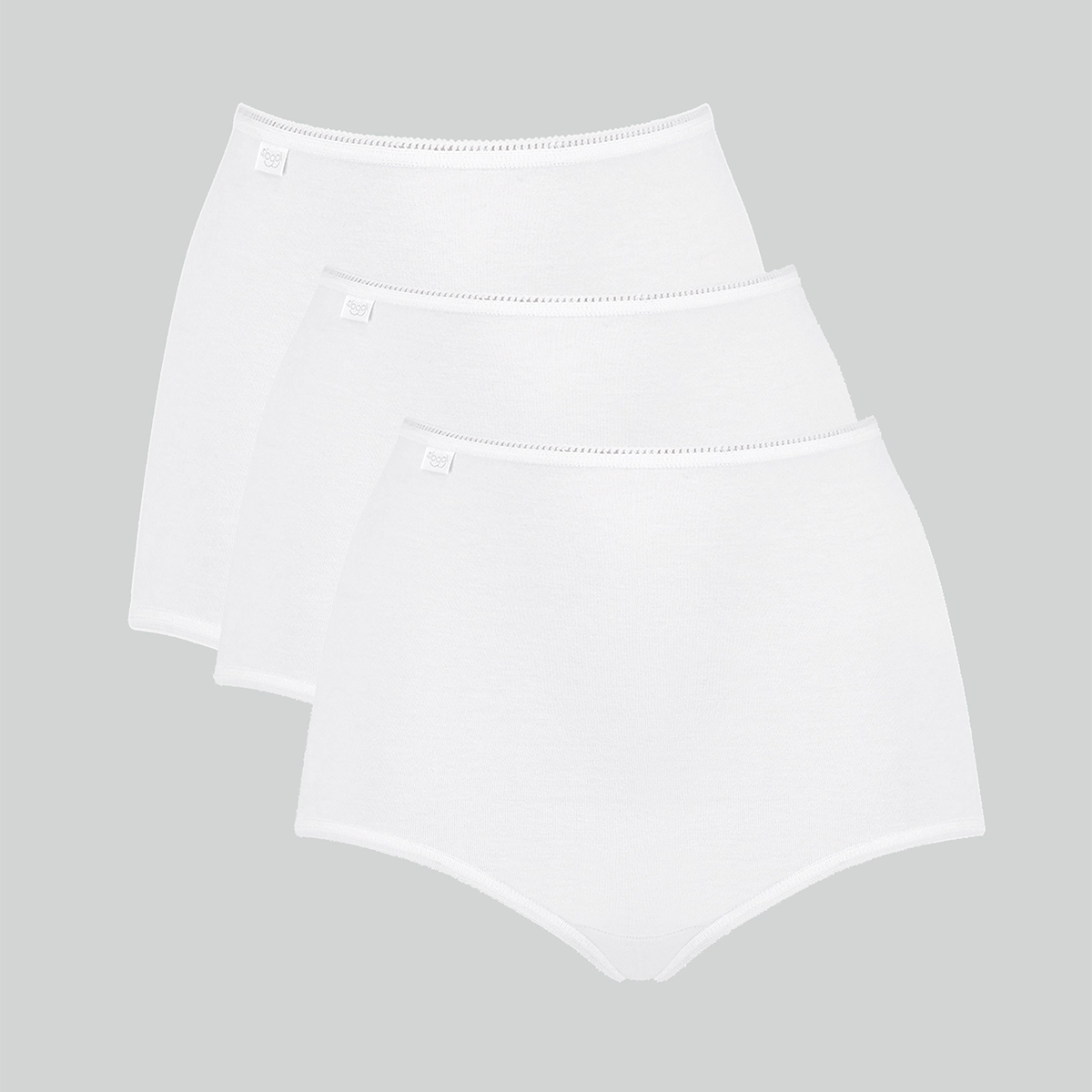 Sloggi 24/7 Cotton H 3 Pack maxi trusse, hvid, Størrelse: 38, Dame