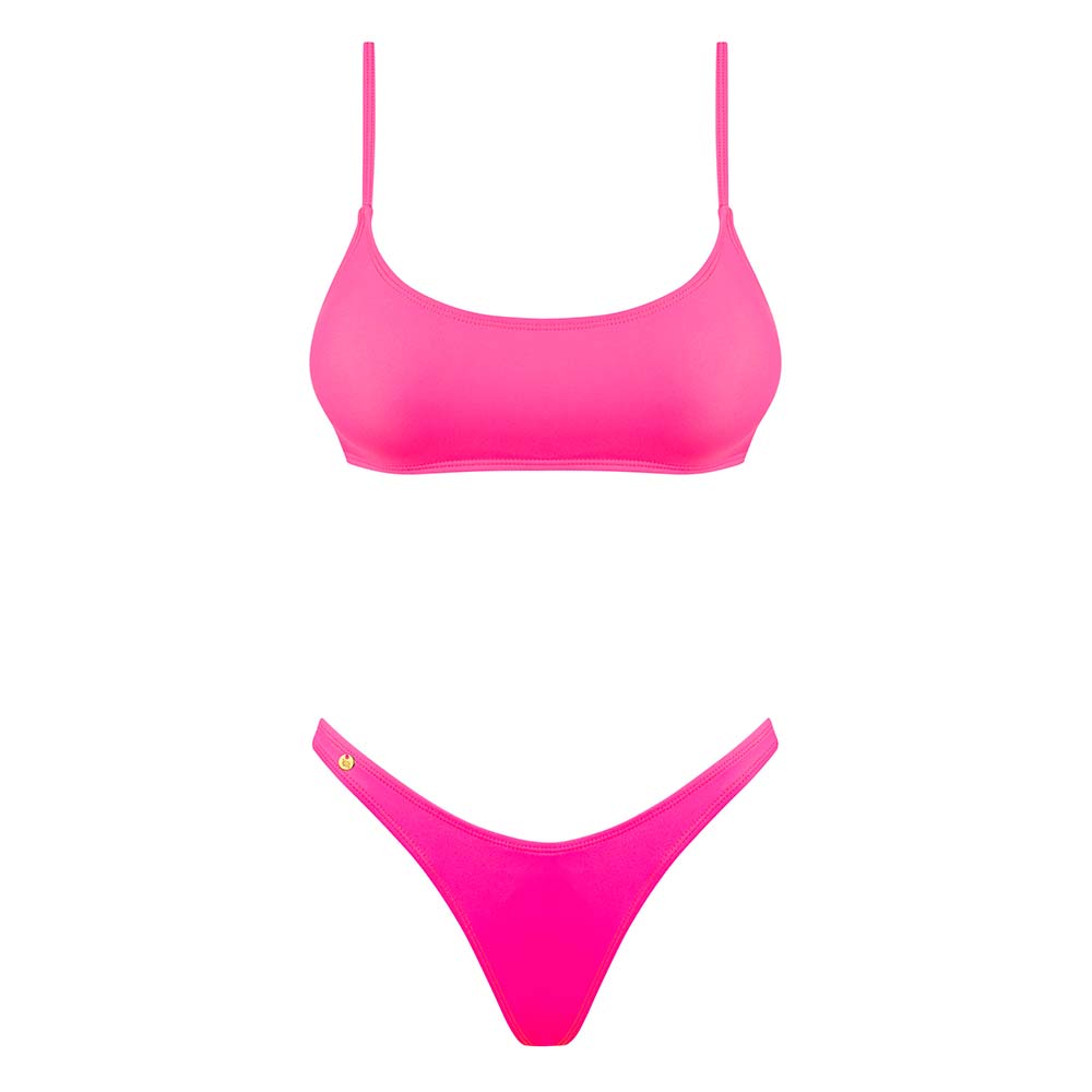 Obsessive Mexico Beach Bikini Neon-Pink - S