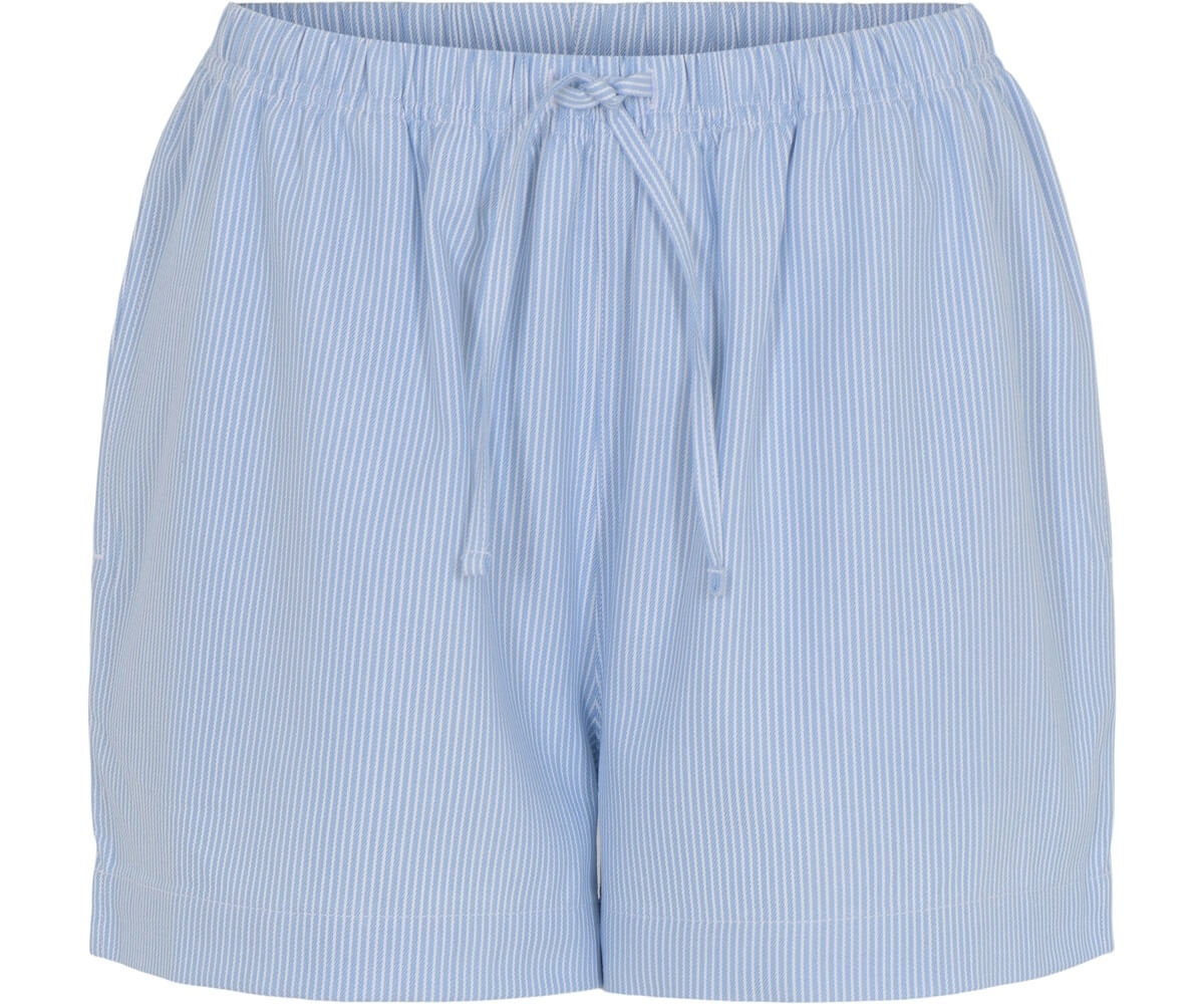 Bambus natshorts til damer, JBS of Denmark, blåstribet