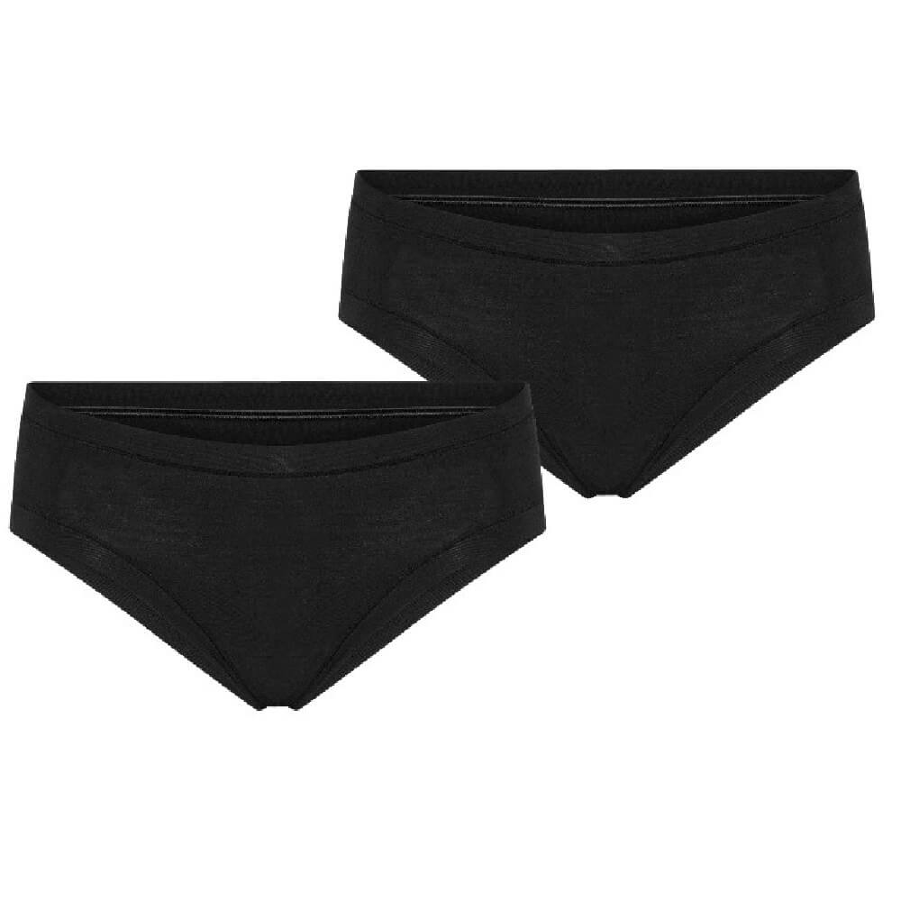 2-pak bambus hipster trusser, sort, str. XL