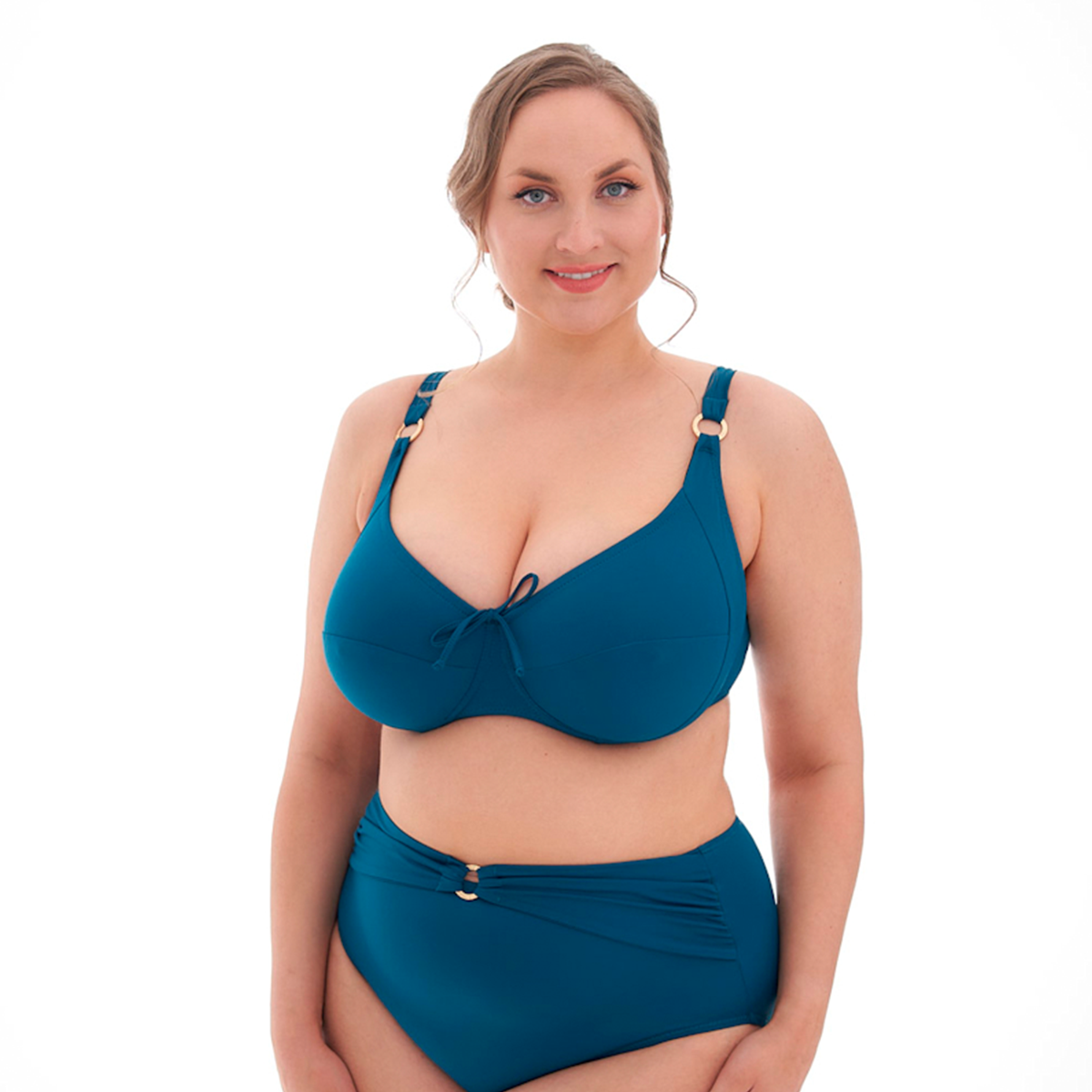 Plaisir Amalfi bikini top med bøjle, grøn, Størrelse: 80D, Dame