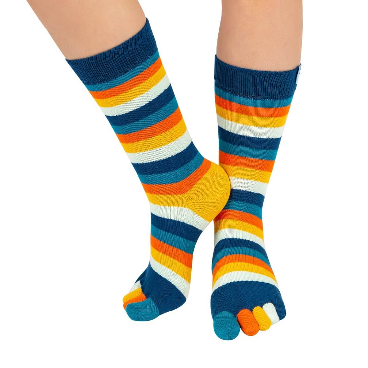 Tåsokker, TOETOE Essential, Stripy Sunset - One-size