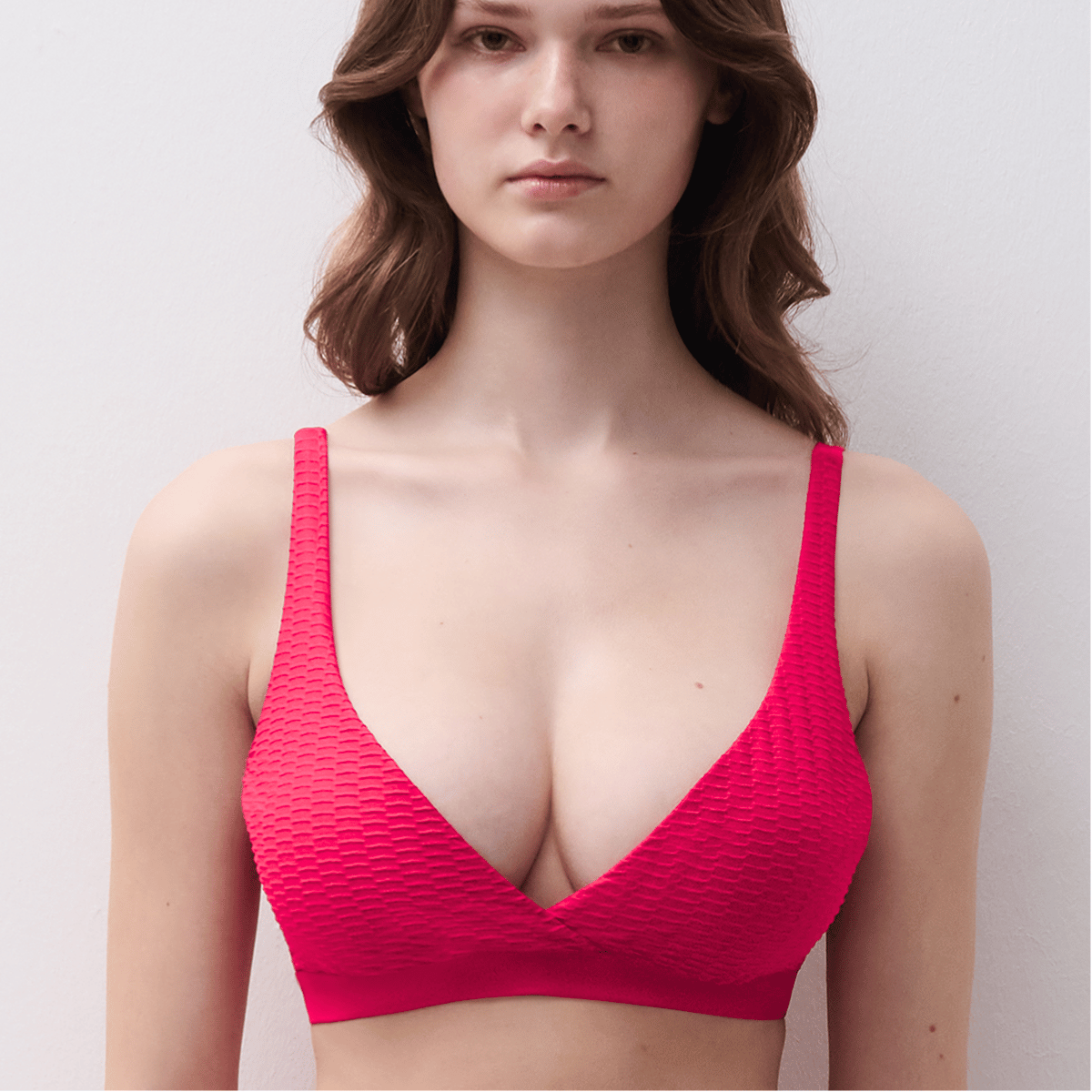 Femilet Bonaire bikini top uden bøjle, pink, Størrelse: 36, Dame
