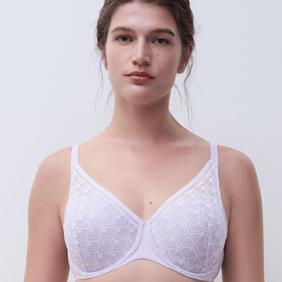 Chantelle Easyfeel Ace BH med bøjle, lilla, Størrelse: 70D, Dame