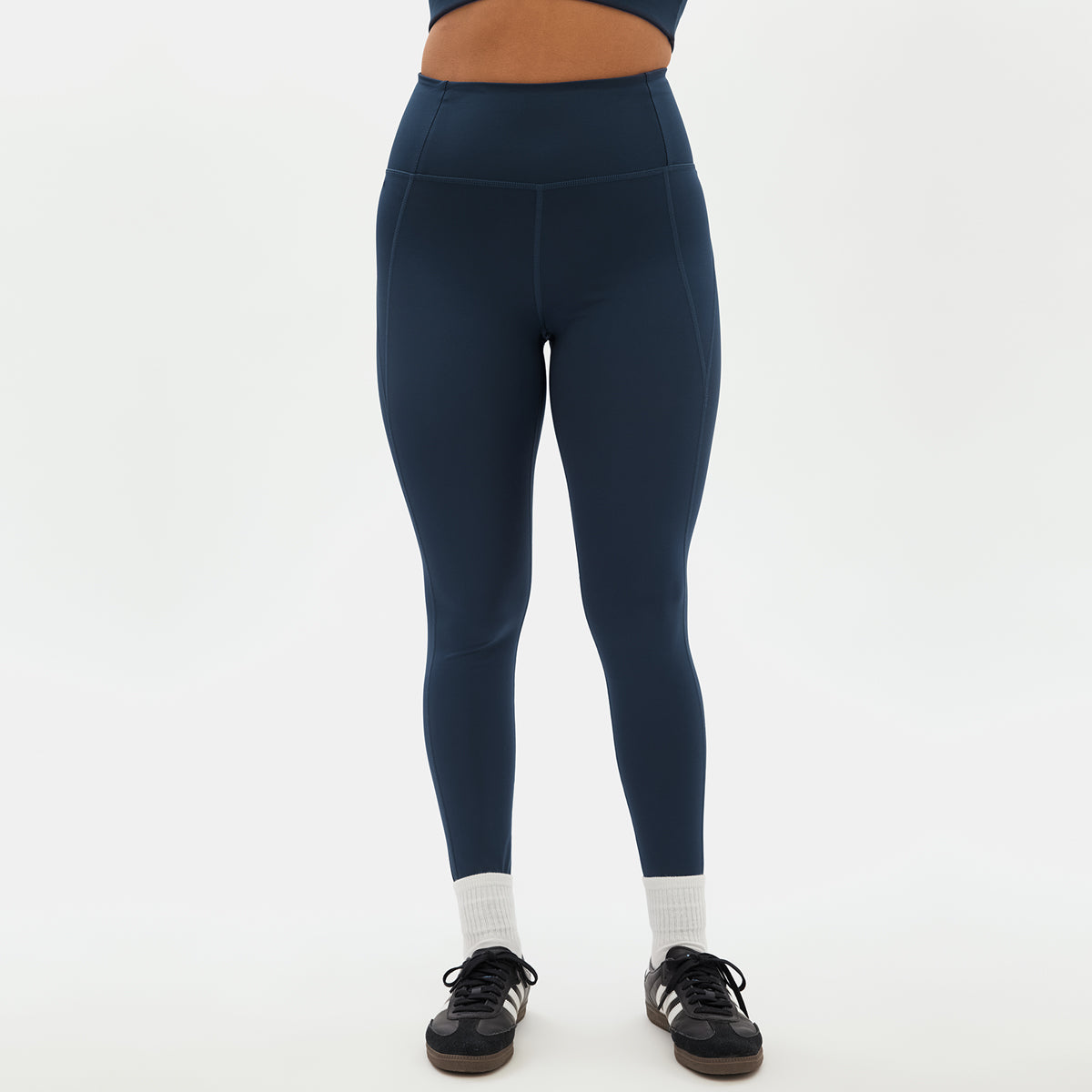 Girlfriend Collective Compressive high rise leggings, blå, Størrelse: XS, Dame