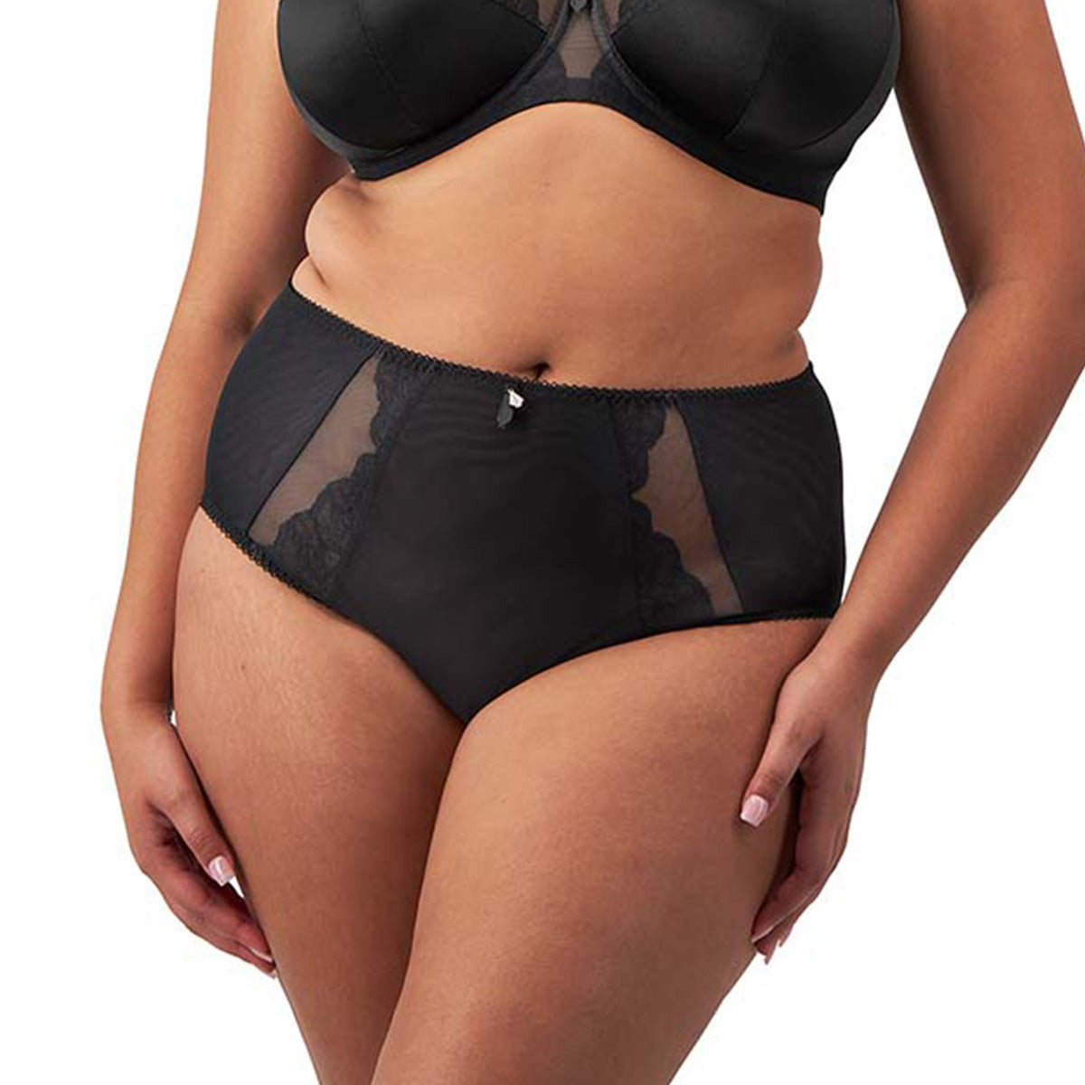 Elomi Cate Allure maxi trusse, sort, Størrelse: M, Dame