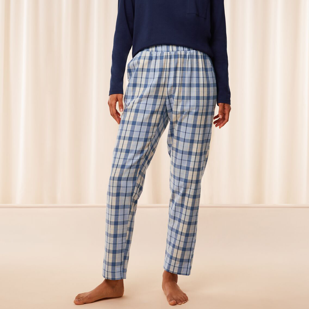 Triumph Mix & Match natbukser, blå, Størrelse: 36, Dame