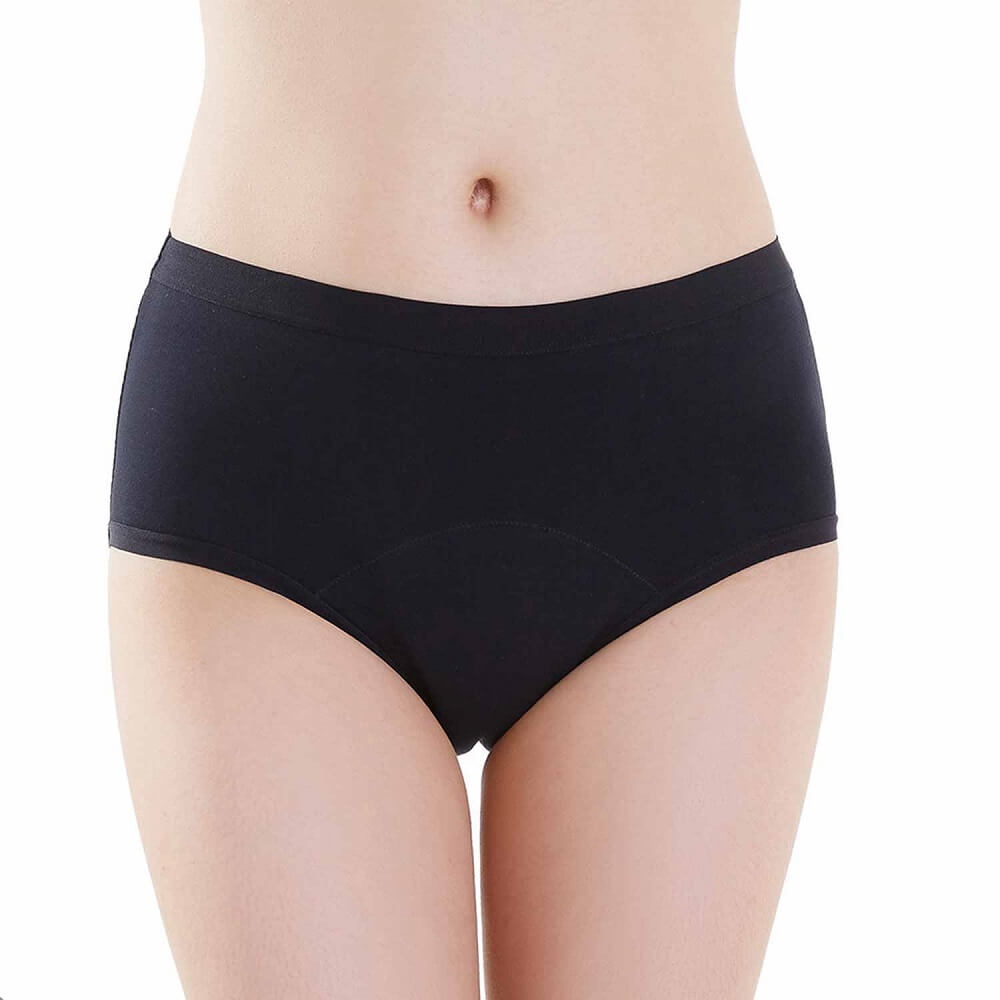 Bambus maxi menstruationstrusser, sort str. XL
